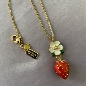 NWOT Kate Spade Strawberry Necklace